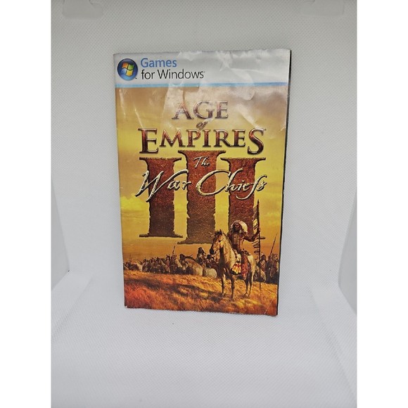 Age of Empires III The War Chiefs (Box, Key, Manual, Quick Reference) No Discs - Picture 3 of 5